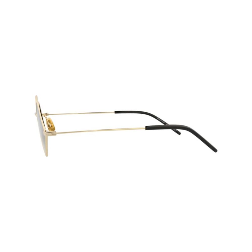 Saint Laurent Square-Frame Metal Sunglasses Gold Unisex-Adult - Picture 3 of 6